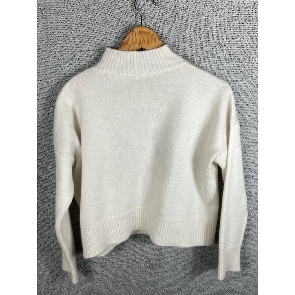 Moth Anthropology Cat Love Sweater Womens M Petite Cropped Boxy Rescue Swiftie - Picture 7 of 9